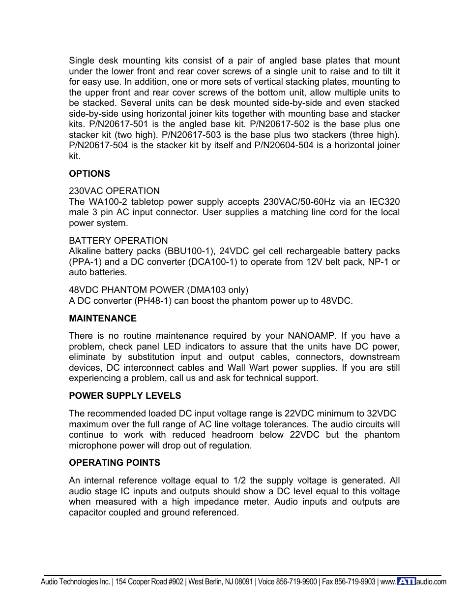 ATI Audio DA103 User Manual | Page 5 / 7