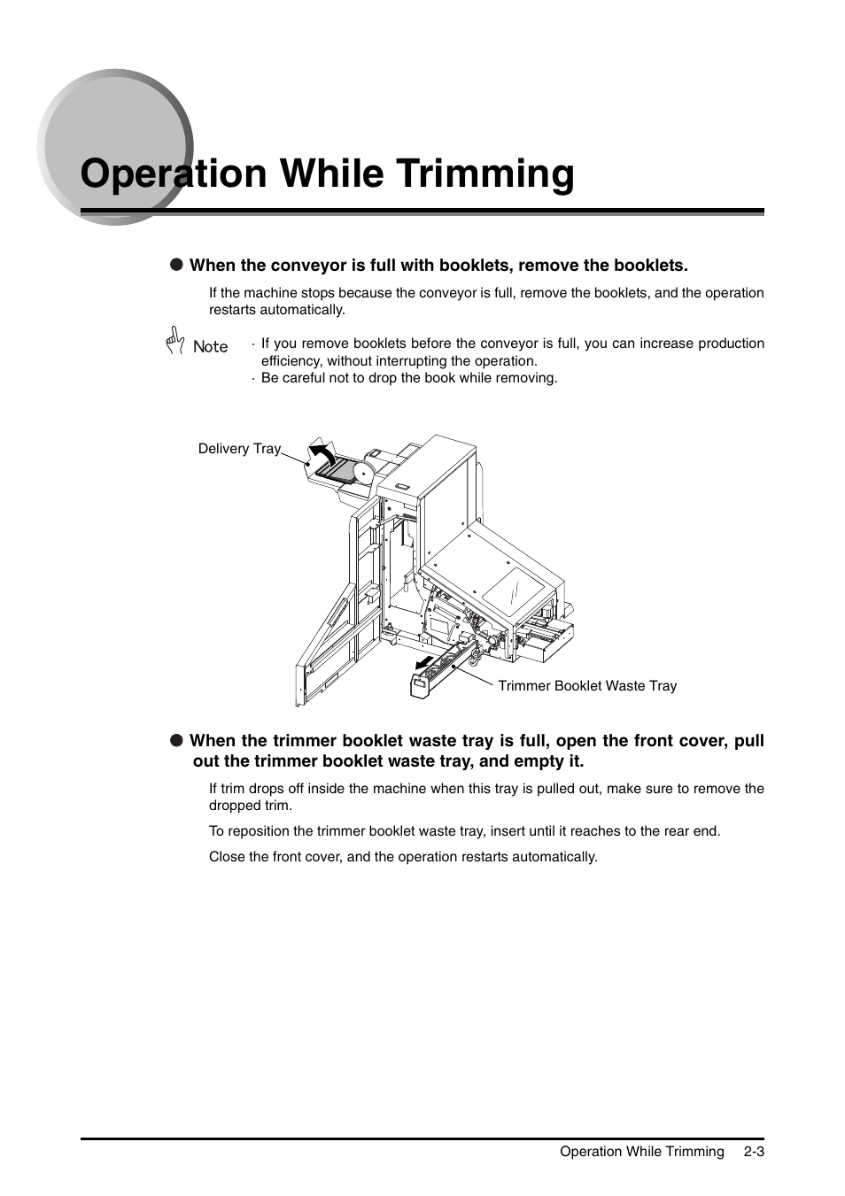 Operation while trimming, Operation while trimming -3 | Canon D1 User Manual | Page 18 / 28