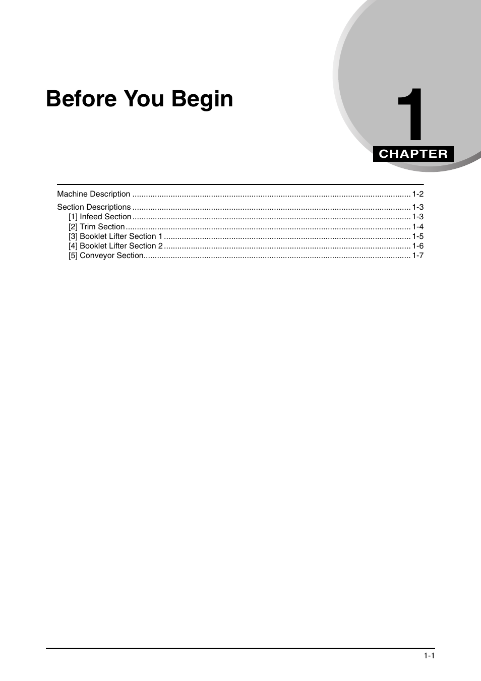 Before you begin, Section 1 | Canon D1 User Manual | Page 8 / 28