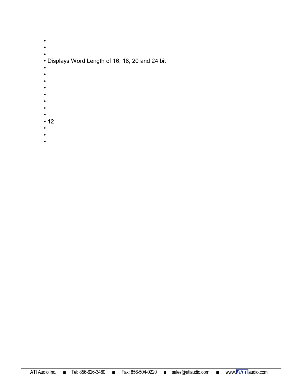 ATI Audio DDA212-BNC User Manual | Page 3 / 8