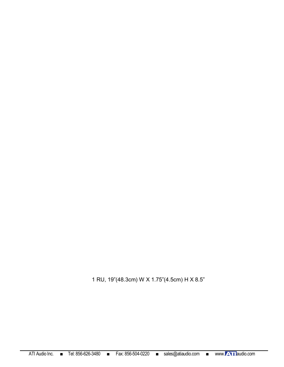 ATI Audio DDA212-BNC User Manual | Page 7 / 8