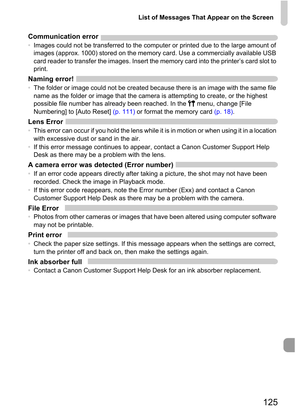 Canon A800 User Manual | Page 125 / 144