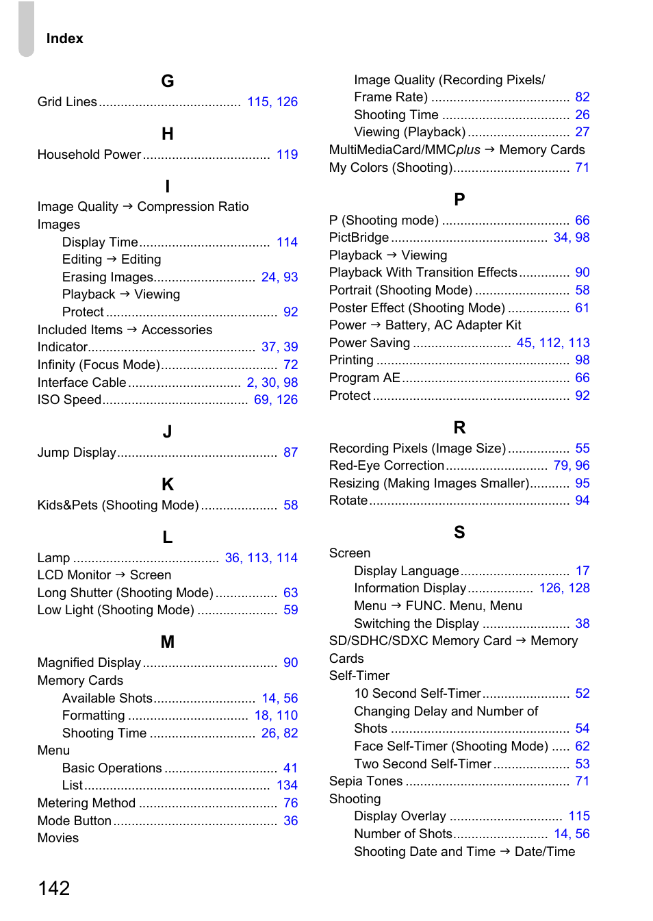 Canon A800 User Manual | Page 142 / 144