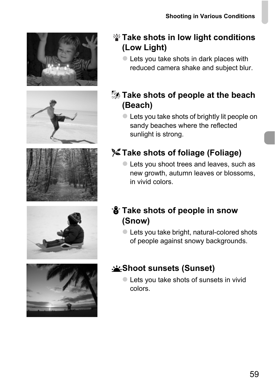 P. 59) | Canon A800 User Manual | Page 59 / 144