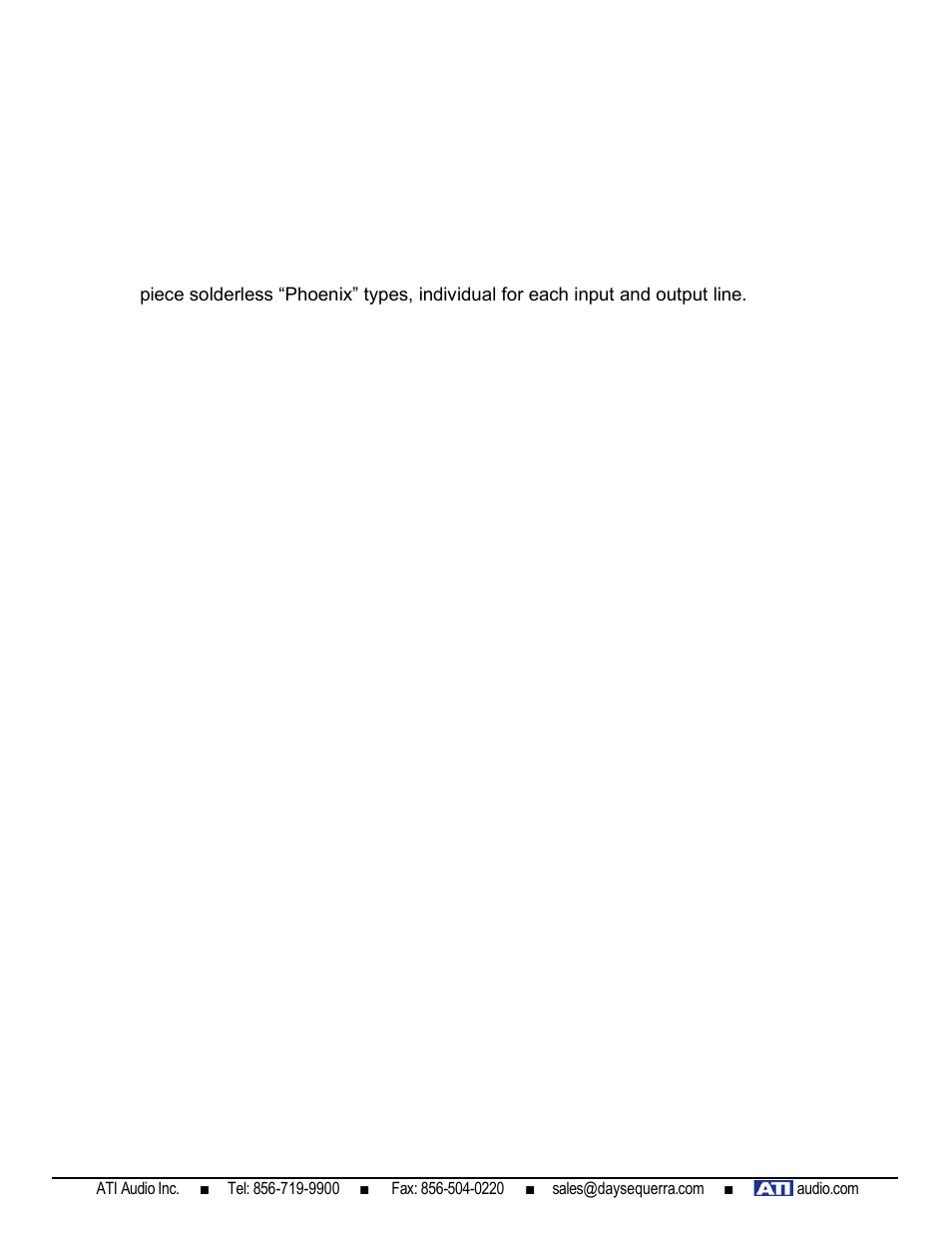 ATI Audio DMA103 User Manual | Page 2 / 8