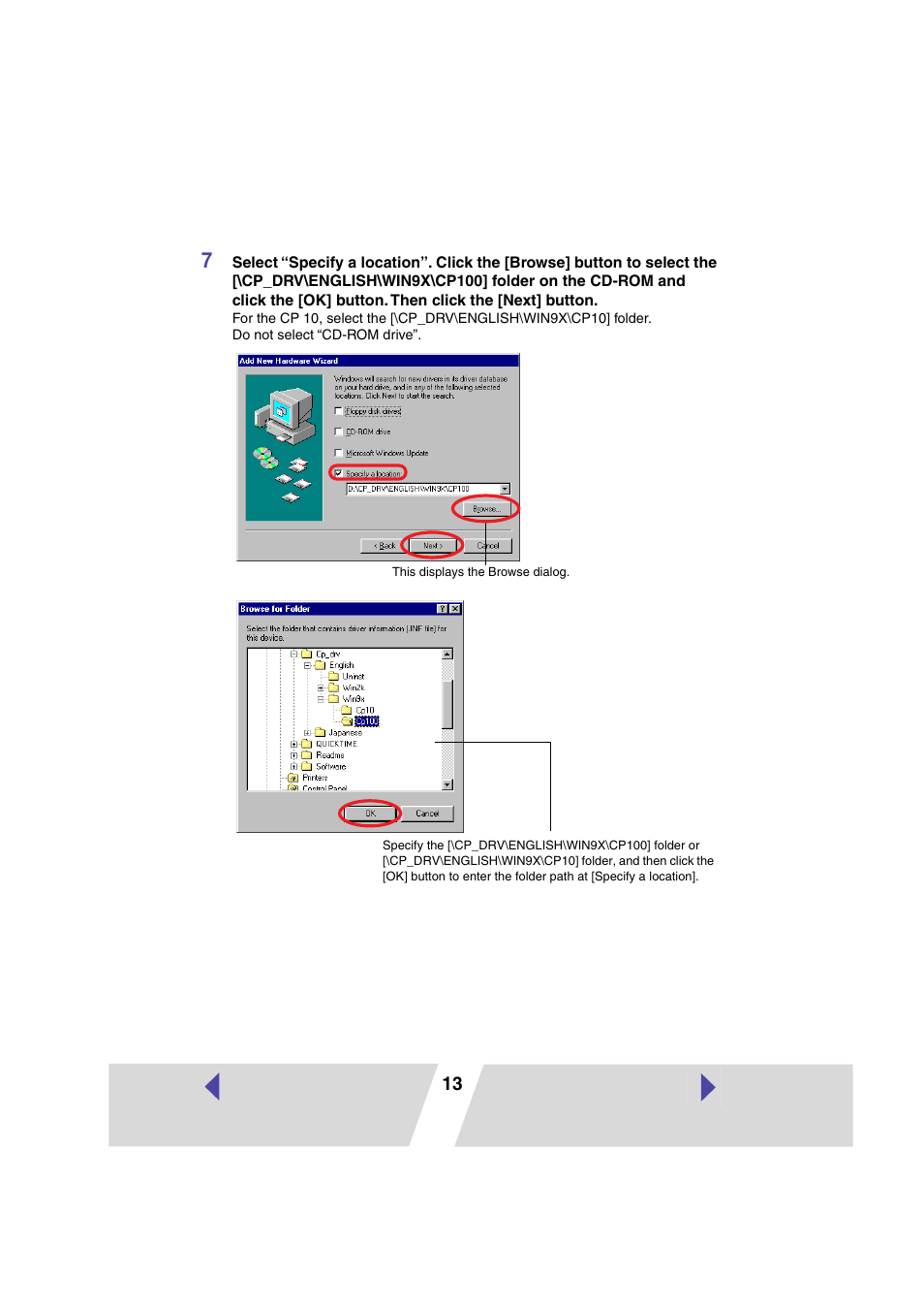 Canon CP100 User Manual | Page 13 / 62