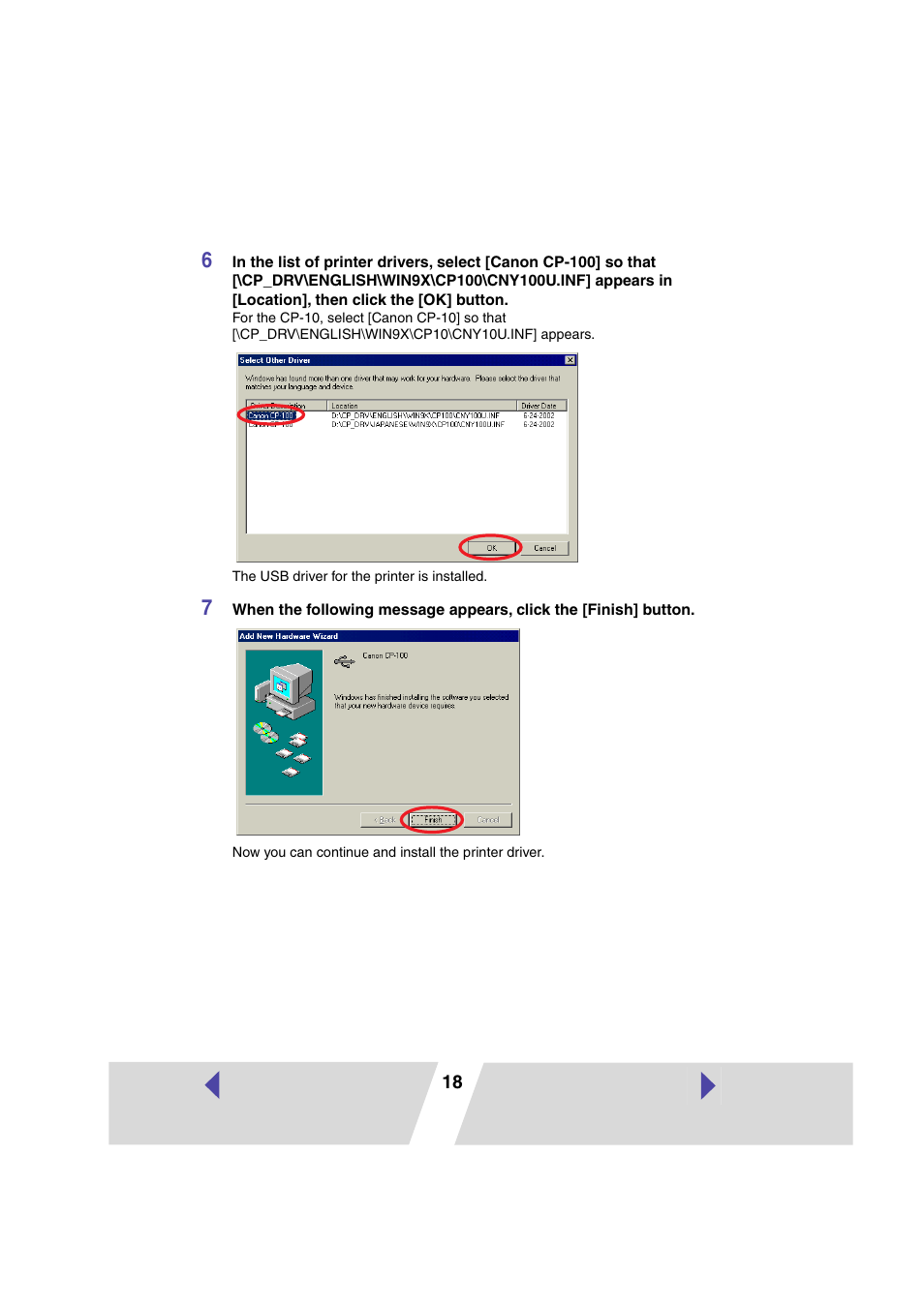 Canon CP100 User Manual | Page 18 / 62