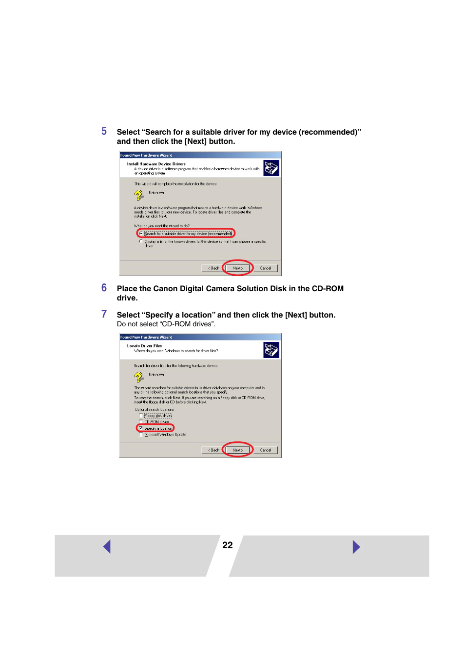 Canon CP100 User Manual | Page 22 / 62