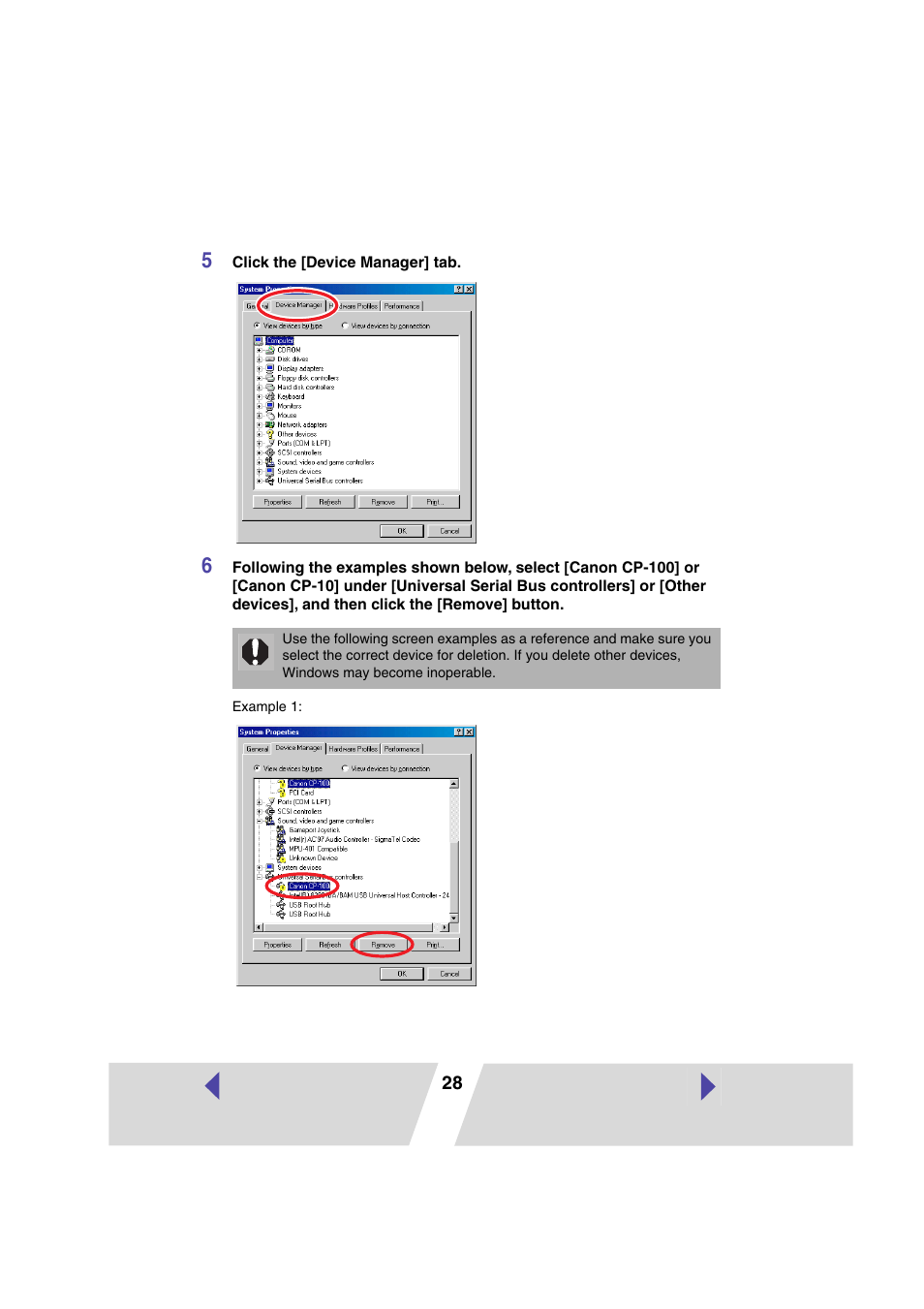 Canon CP100 User Manual | Page 28 / 62