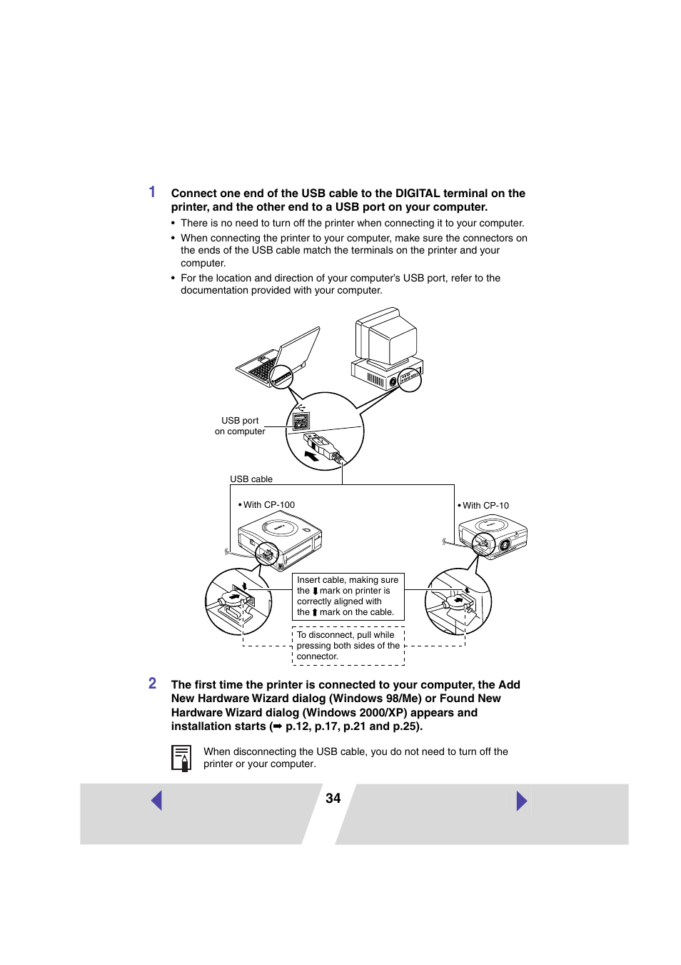 Canon CP100 User Manual | Page 34 / 62