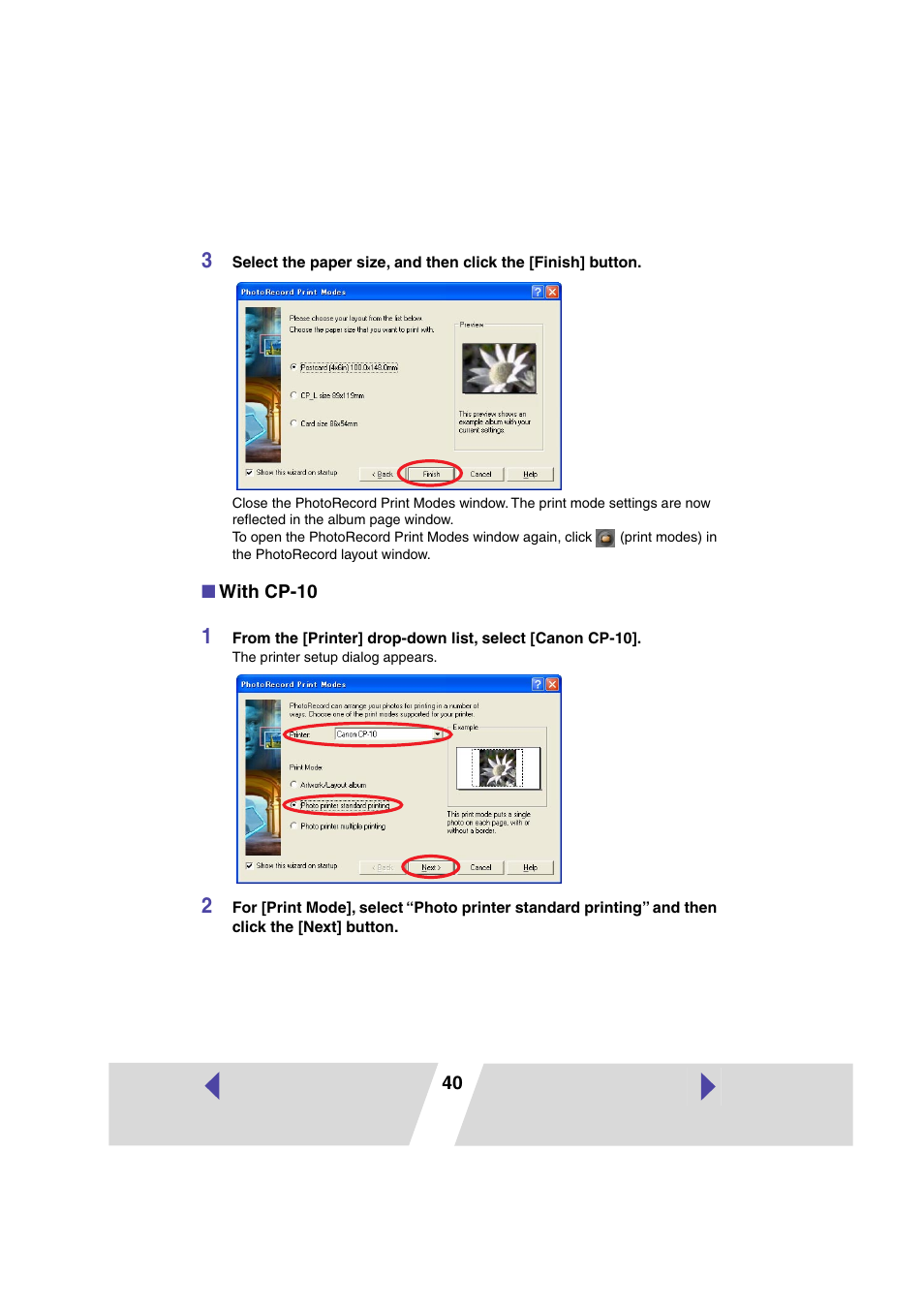 Canon CP100 User Manual | Page 40 / 62