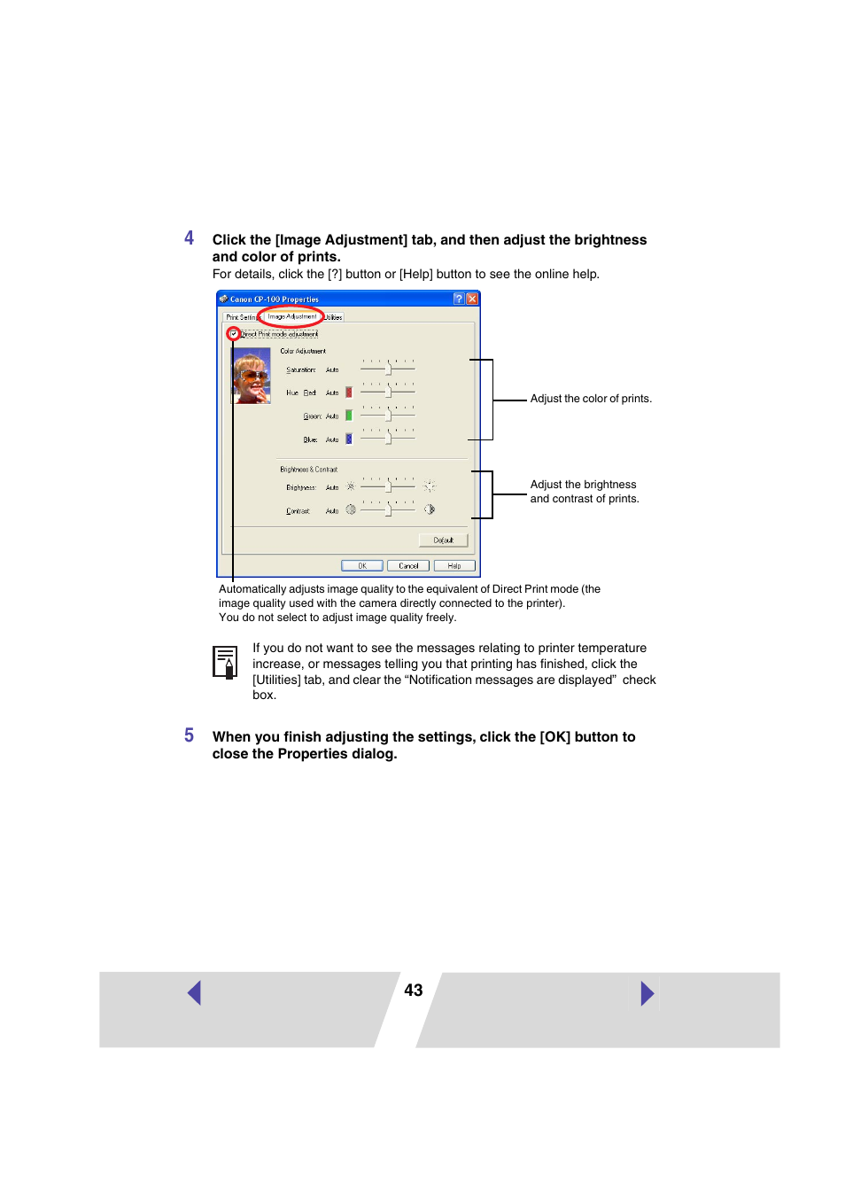 Canon CP100 User Manual | Page 43 / 62