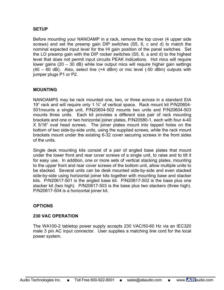 ATI Audio ML200 User Manual | Page 4 / 7