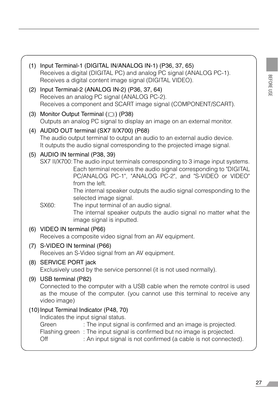 Canon SX7 MARKII User Manual | Page 27 / 146