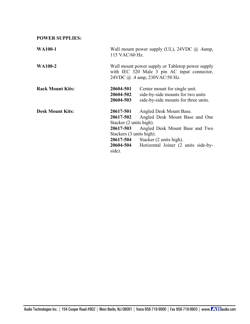 ATI Audio MX100 User Manual | Page 13 / 14
