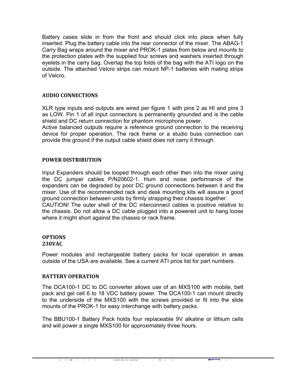 ATI Audio MX200 User Manual | Page 12 / 16