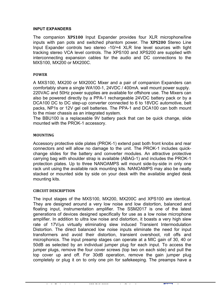 ATI Audio MX200 User Manual | Page 4 / 16