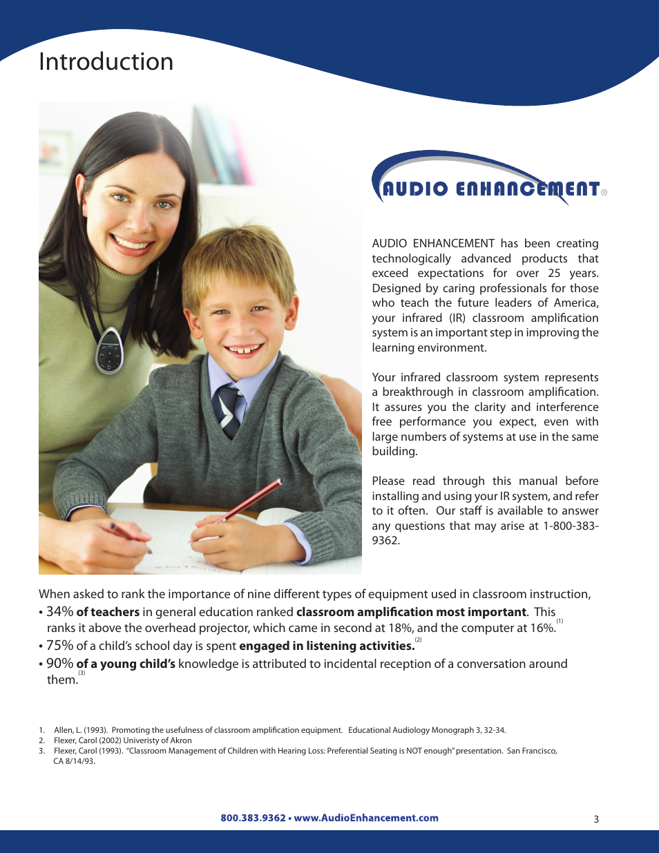 Introduction | Audio Enhancement Product Manual User Manual | Page 3 / 59
