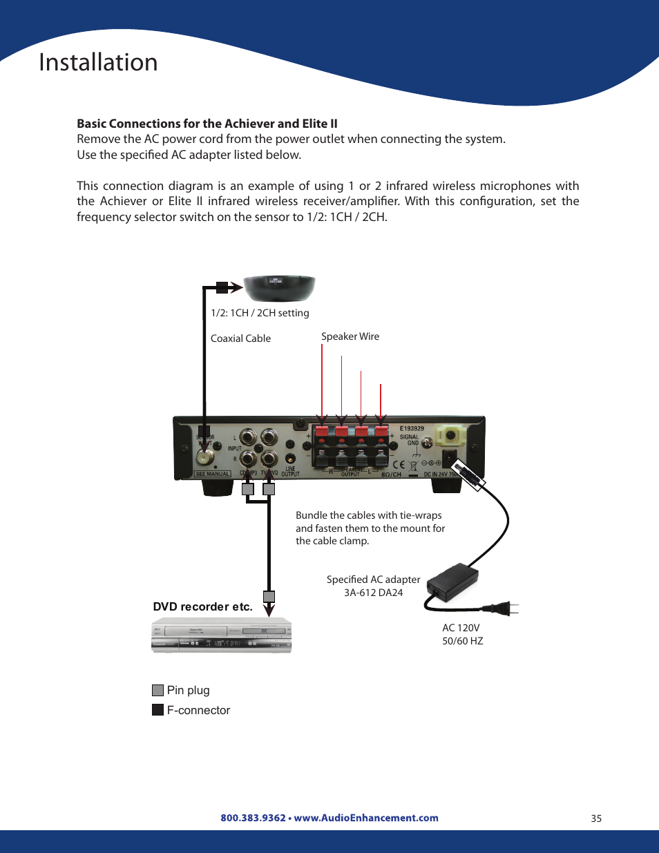 Installation | Audio Enhancement Product Manual User Manual | Page 35 / 59