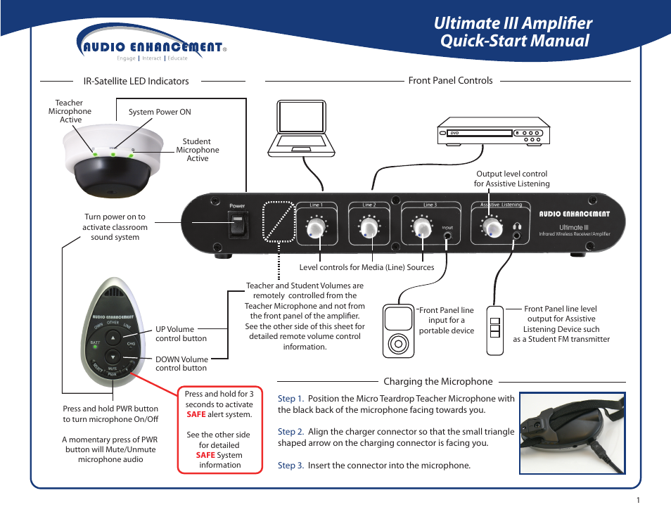 Audio Enhancement Ultimate III User Manual | 3 pages