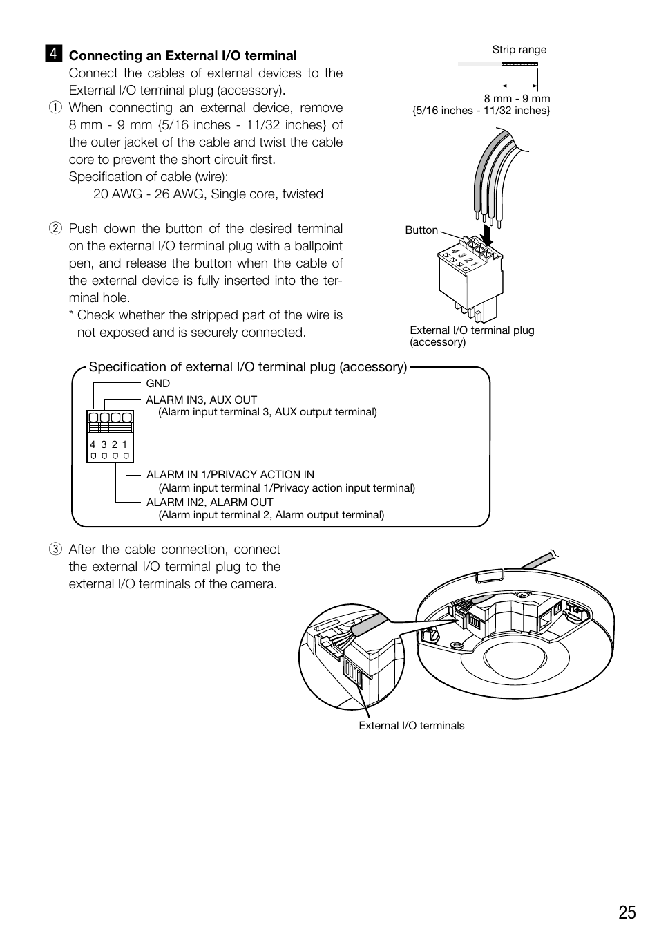25 v | Audio Enhancement WV-SF448 User Manual | Page 25 / 40