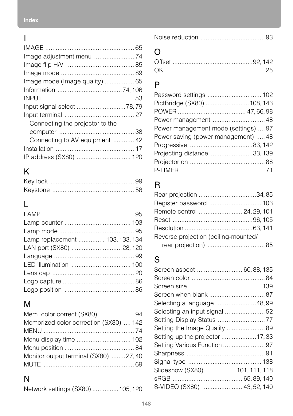 Canon HDMI SX800 User Manual | Page 148 / 154