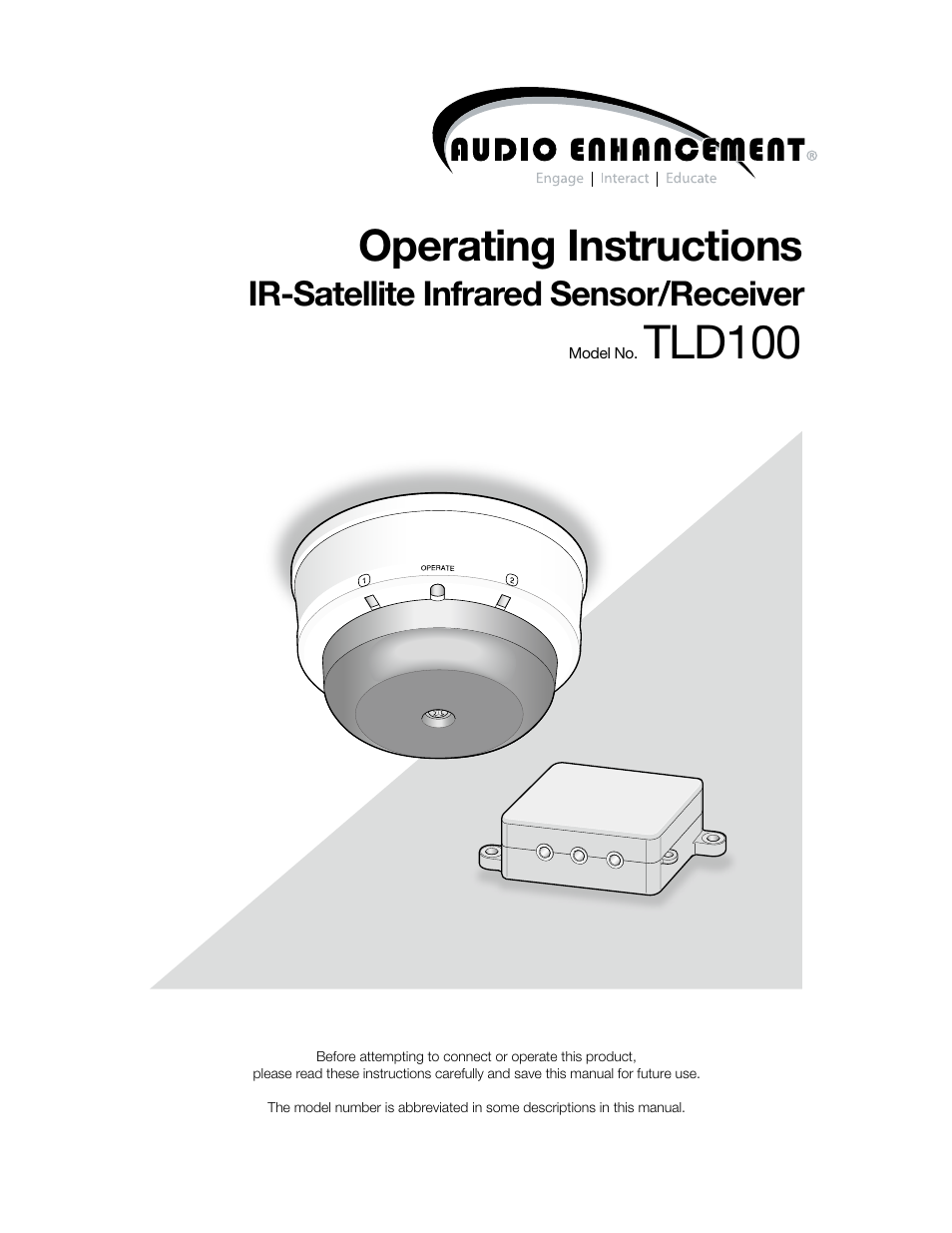 Audio Enhancement TLD100 User Manual | 36 pages