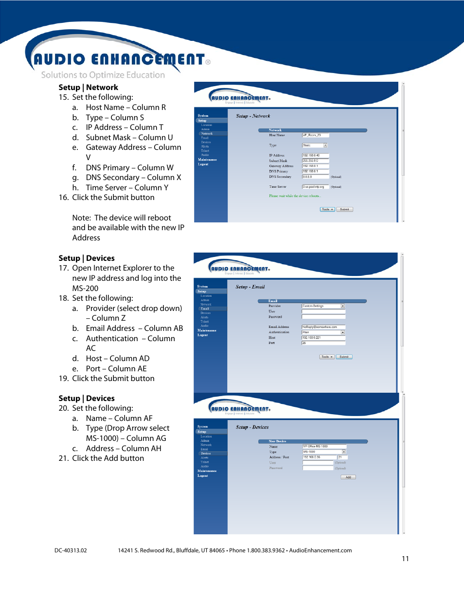 Audio Enhancement MS-200 SAFE User Manual | Page 11 / 12