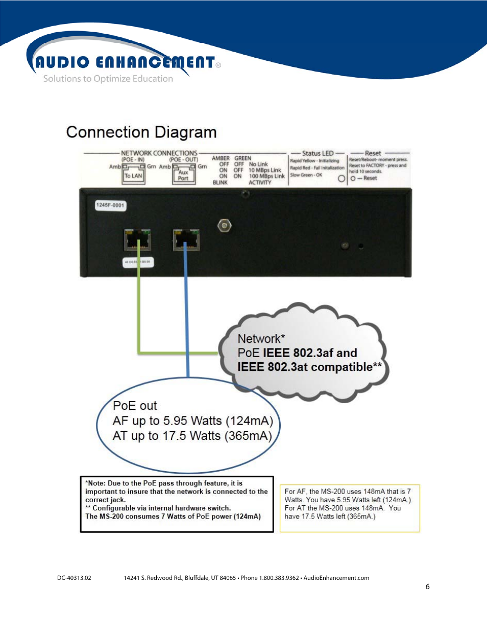 Audio Enhancement MS-200 SAFE User Manual | Page 6 / 12