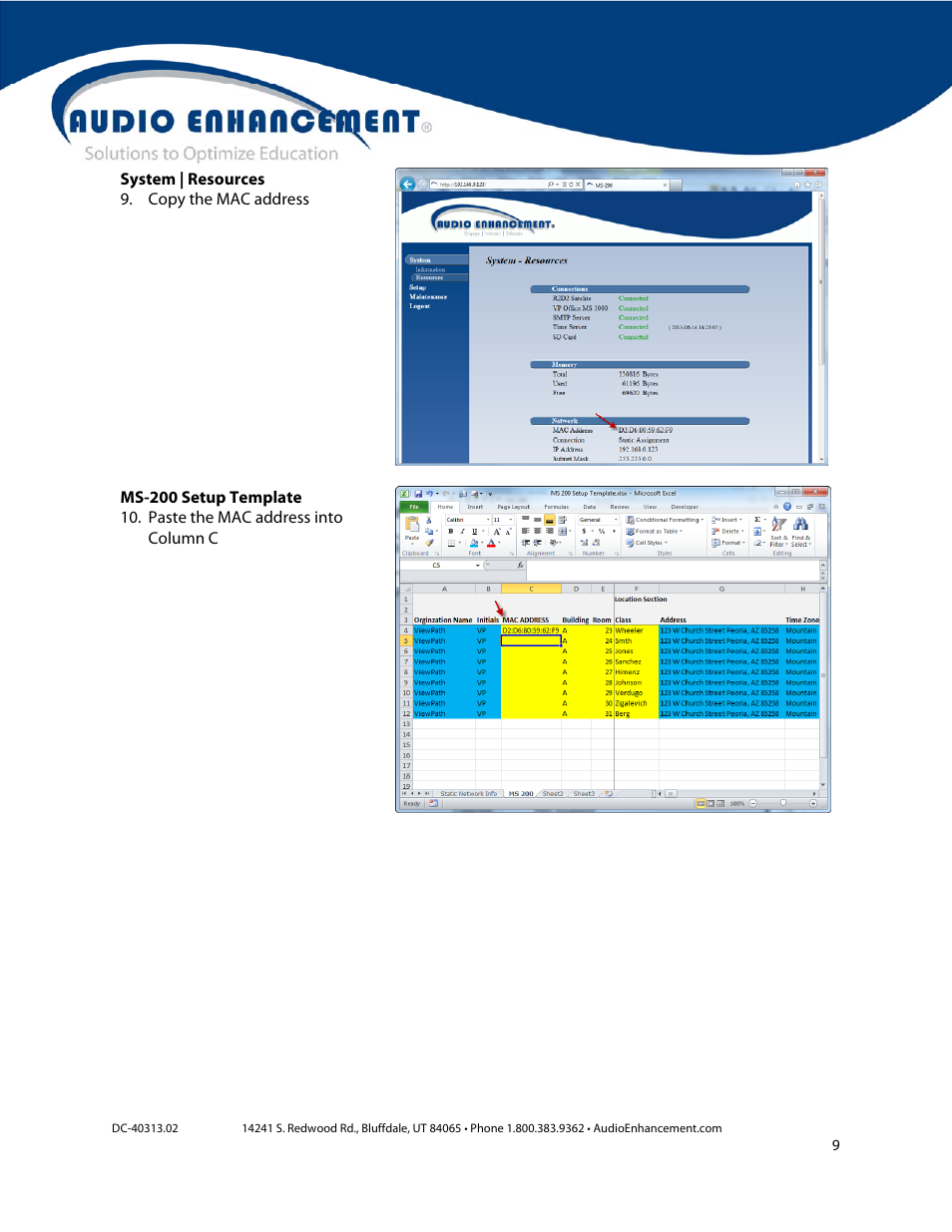 Audio Enhancement MS-200 SAFE User Manual | Page 9 / 12