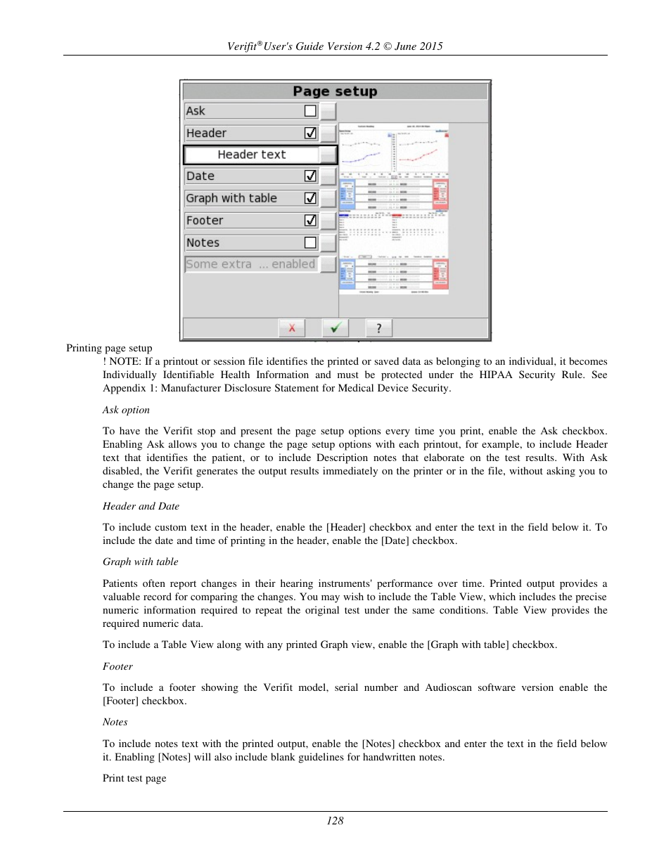 Audioscan Verifit 2 User Manual | Page 128 / 156