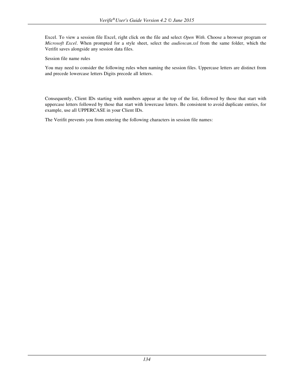 Audioscan Verifit 2 User Manual | Page 134 / 156