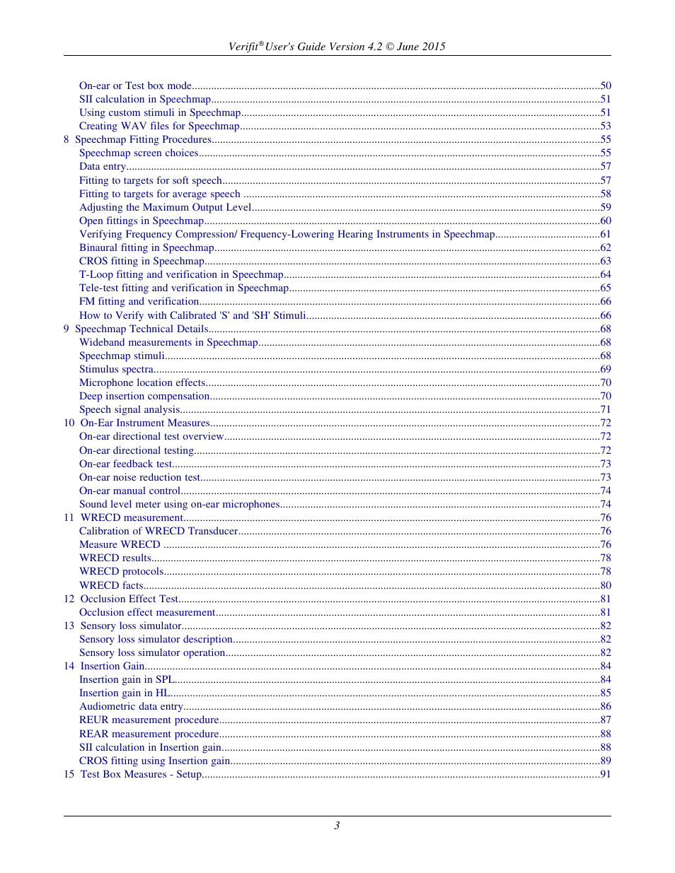 Audioscan Verifit 2 User Manual | Page 3 / 156
