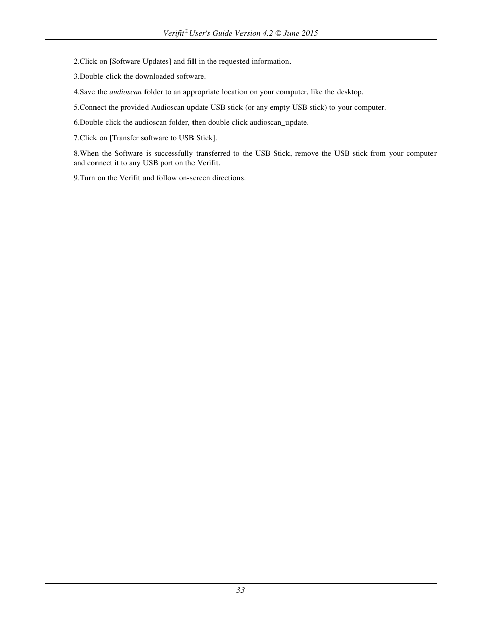 Audioscan Verifit 2 User Manual | Page 33 / 156