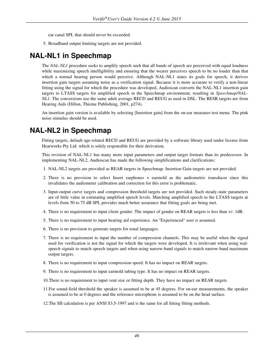 Nal-nl1 in speechmap, Nal-nl2 in speechmap | Audioscan Verifit 2 User Manual | Page 46 / 156