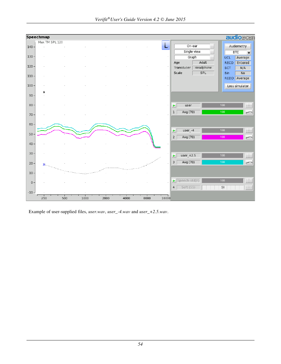 Audioscan Verifit 2 User Manual | Page 54 / 156