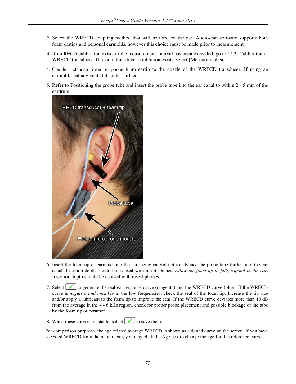 Audioscan Verifit 2 User Manual | Page 77 / 156