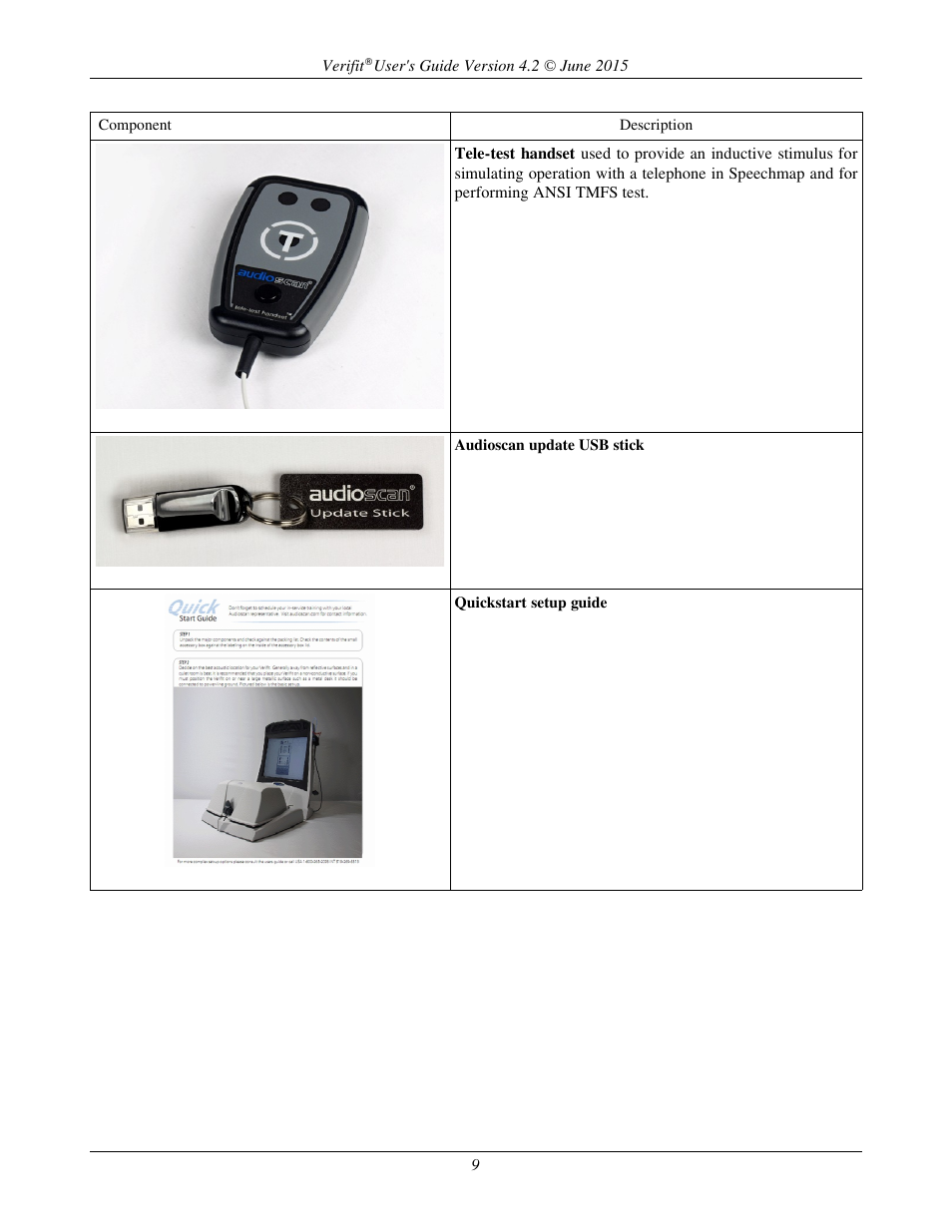 Audioscan Verifit 2 User Manual | Page 9 / 156