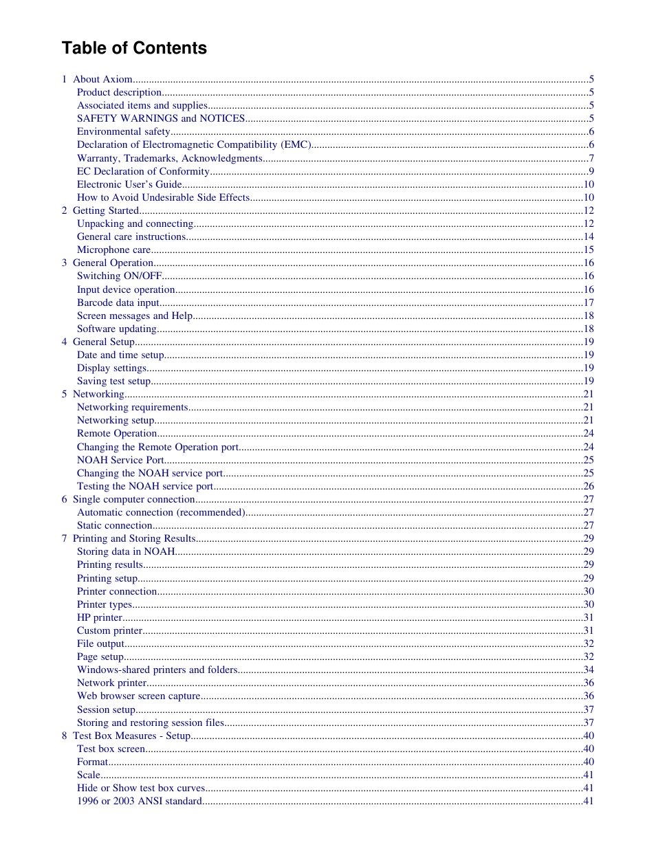 Audioscan Axiom User Manual | Page 2 / 130