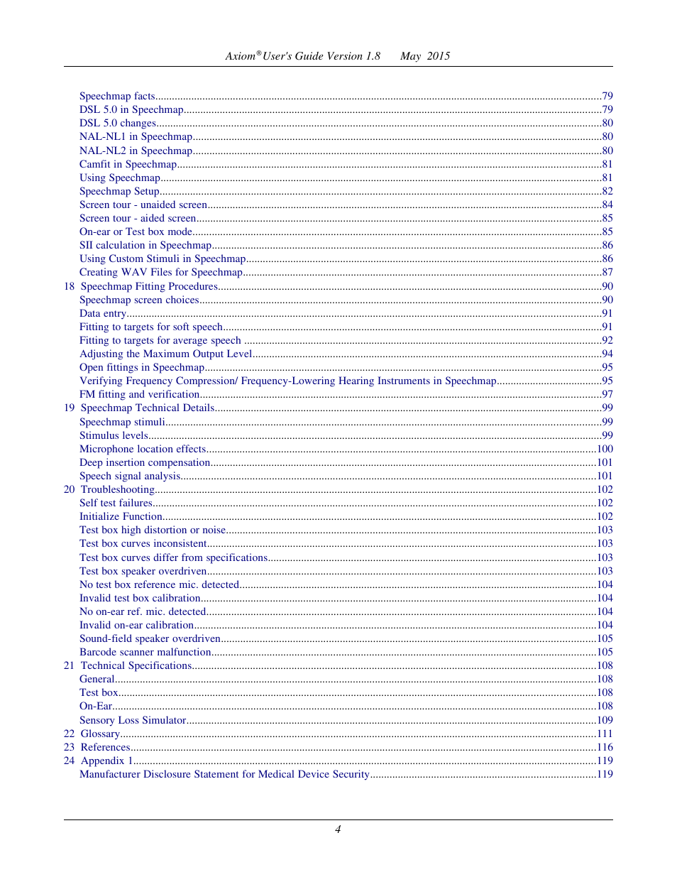 Audioscan Axiom User Manual | Page 4 / 130