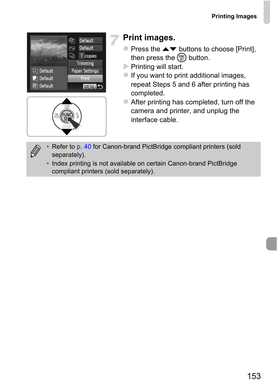 153 print images | Canon IXUS 115 HS User Manual | Page 153 / 209