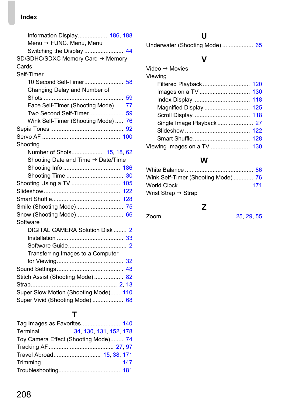 Canon IXUS 115 HS User Manual | Page 208 / 209