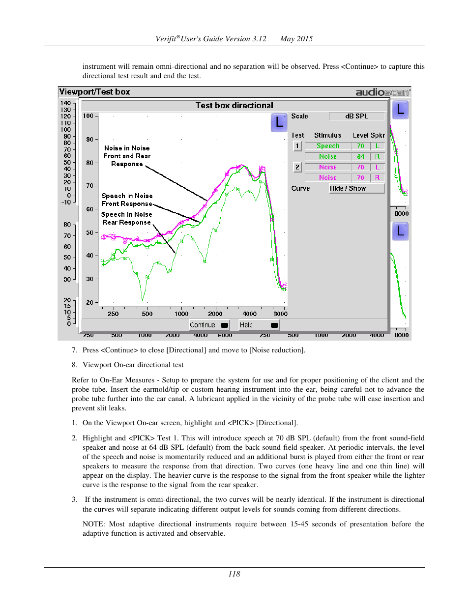 Audioscan Verifit User Manual | Page 118 / 155