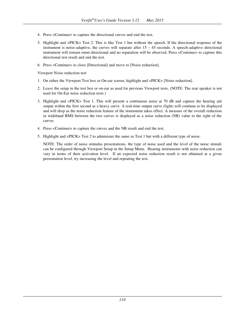 Audioscan Verifit User Manual | Page 119 / 155