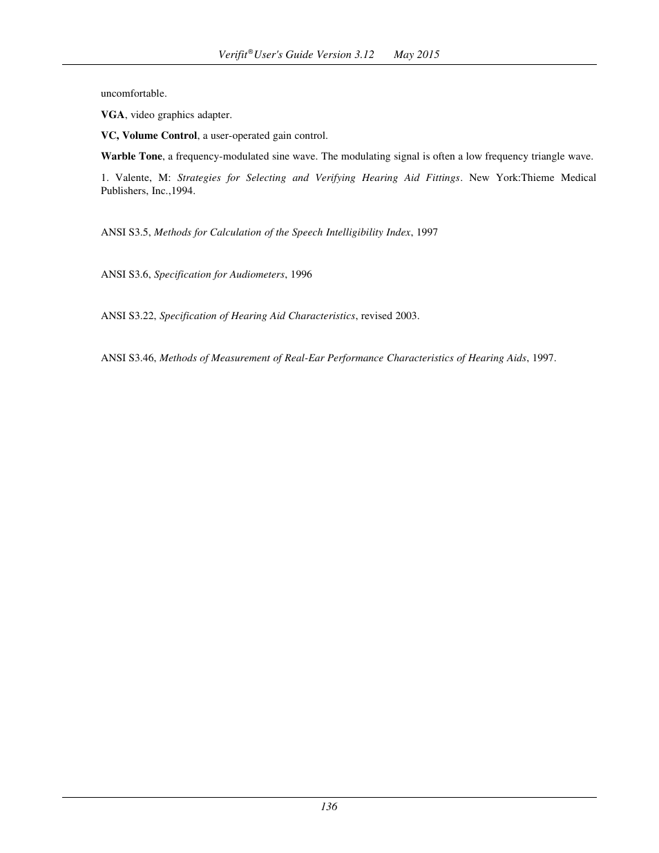 Audioscan Verifit User Manual | Page 136 / 155