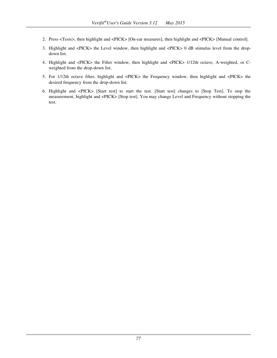 Audioscan Verifit User Manual | Page 77 / 155