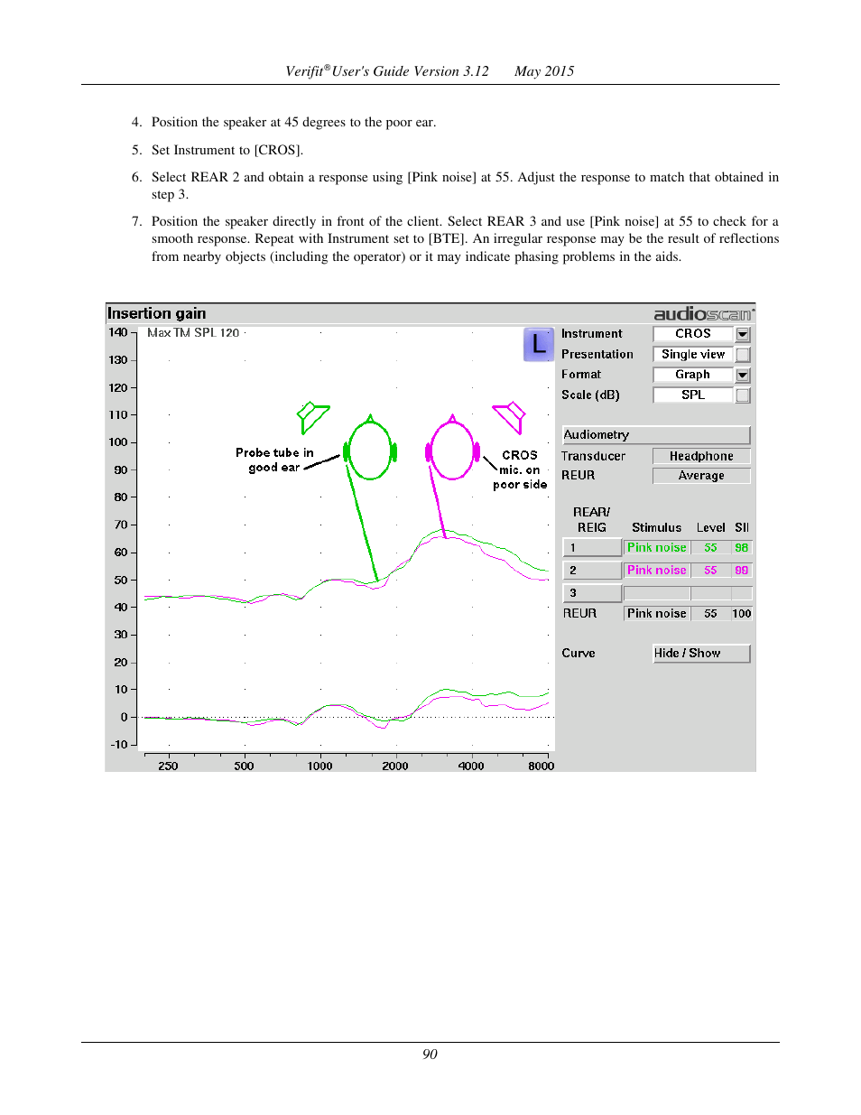 Audioscan Verifit User Manual | Page 90 / 155