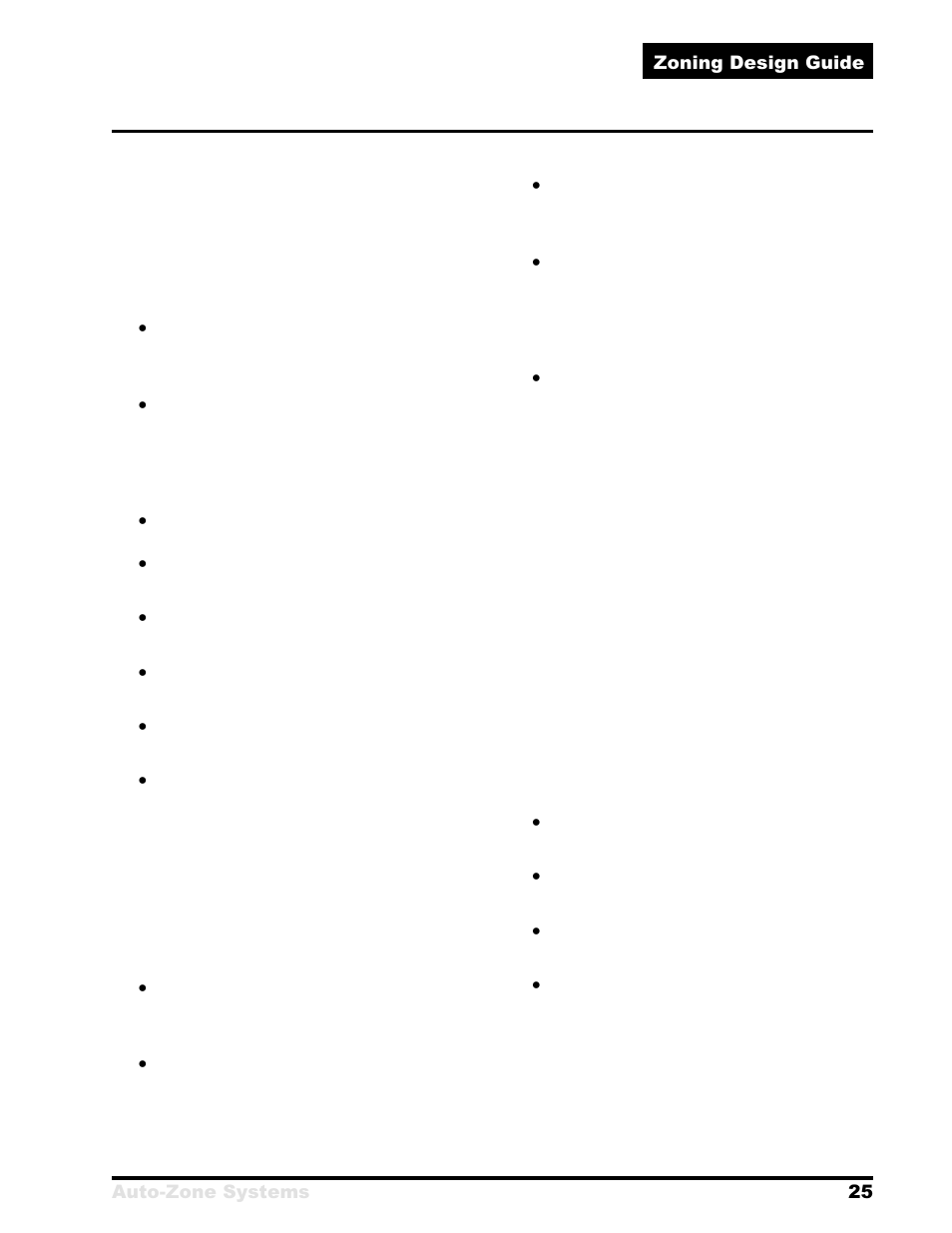 Auto-Zone Control Systems Zoning Design Guide (Version 01B) User Manual | Page 25 / 28