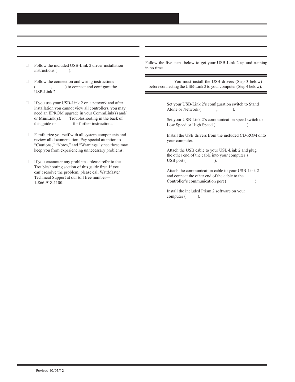 Quick guide | Auto-Zone Control Systems USB-Link 2 Technical Guide, Installation Instructions for the USB-Link 2 (Version 01E) User Manual | Page 4 / 19