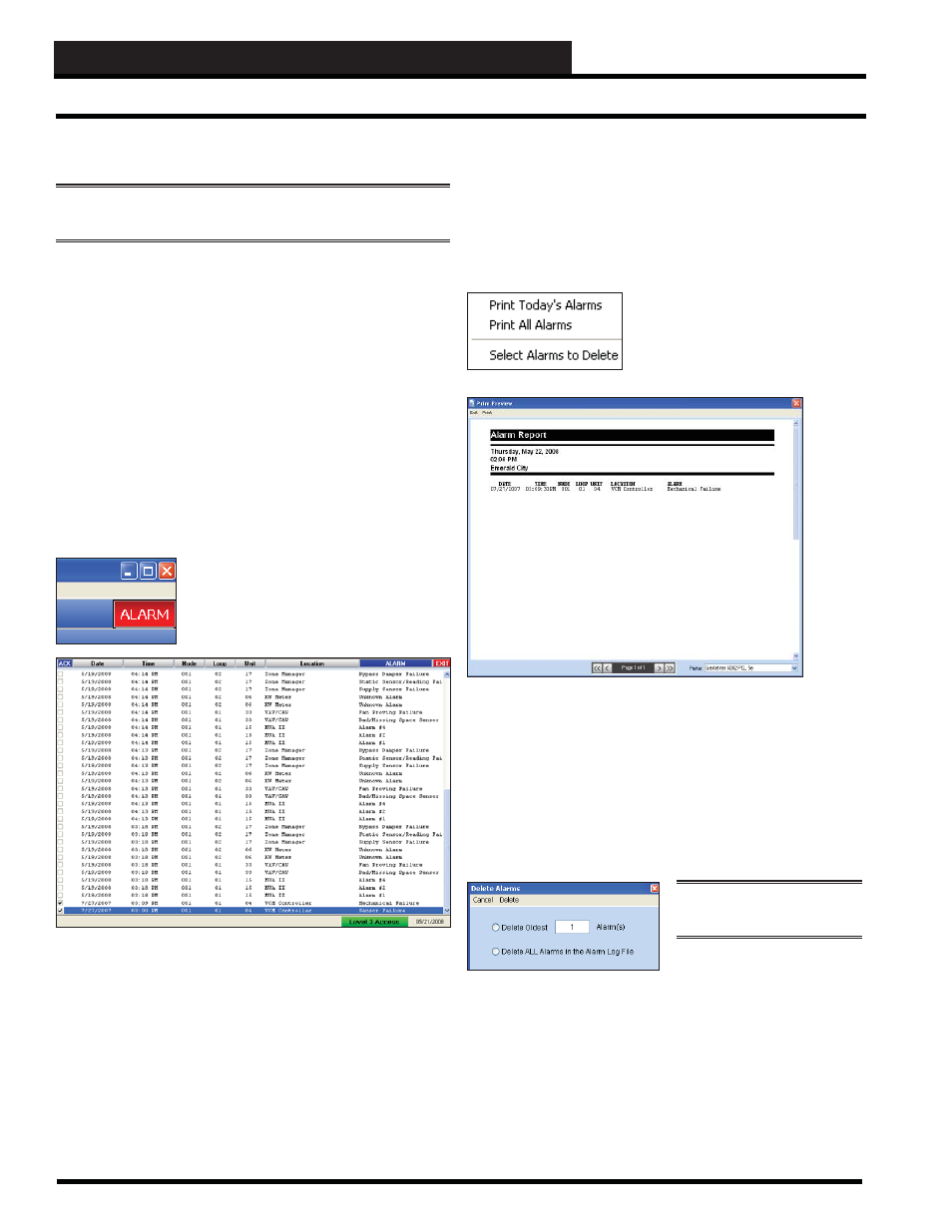 Step 9: polling for alarms, Step 9: alarm polling, Alarm polling | Auto-Zone Control Systems Prism 2 Graphical Interface Technical Guide (Version 01J) User Manual | Page 28 / 52